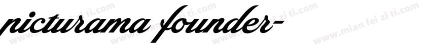 picturama founder字体转换